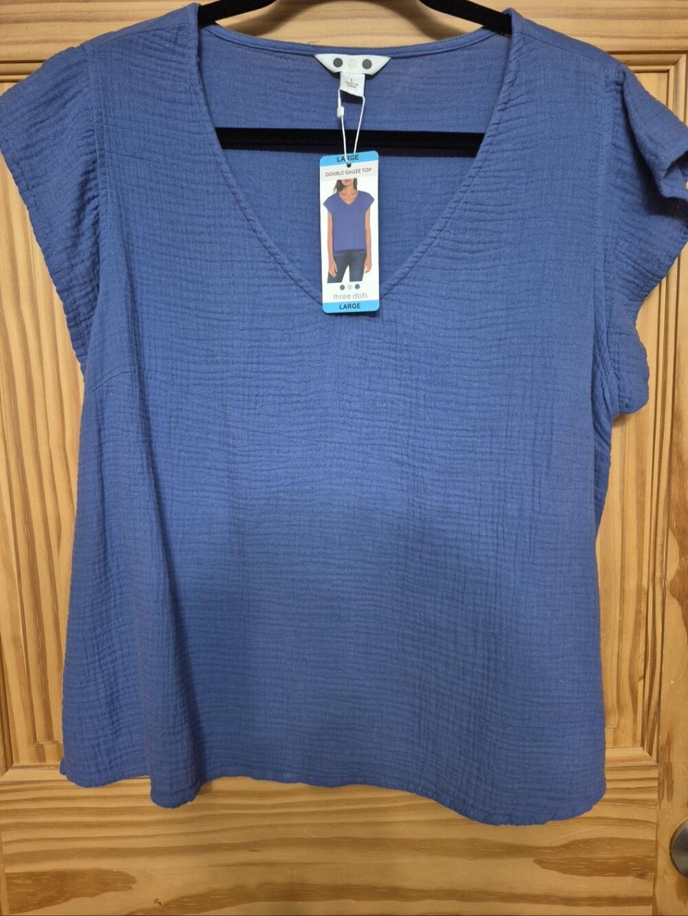 Three Dots Double Guaze Top